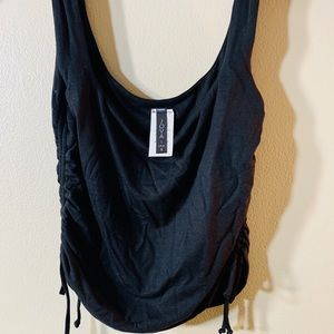 Jova  black Crop Top